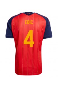 Espanja Eric Garcia #4 Jalkapallovaatteet Kotipaita MM-kisat 2026 Lyhythihainen
